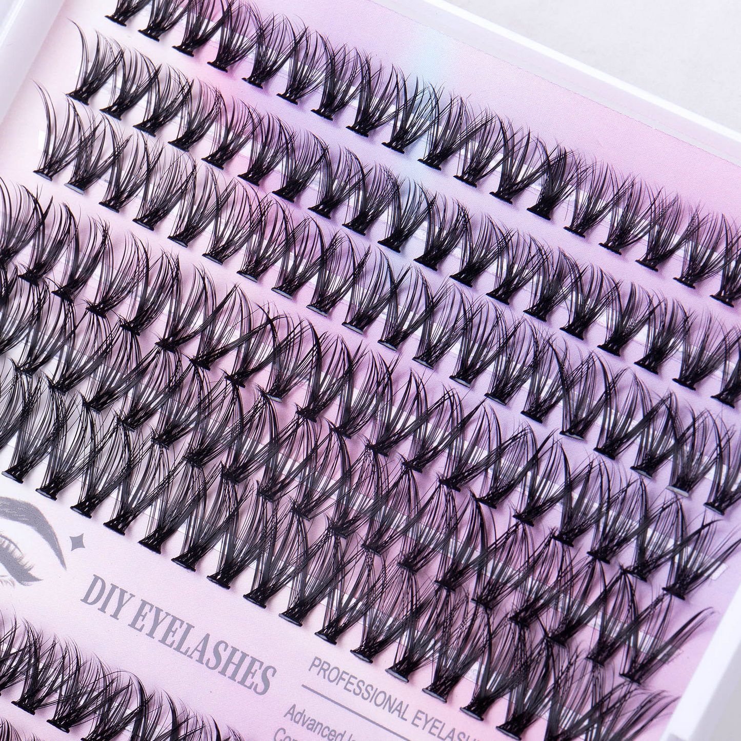 2 Rows Of 30D Plus 40D Clusters Of 240 Segmented Lashes Set